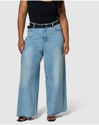 Sunday In The City - Burnt Halo Flare Jean