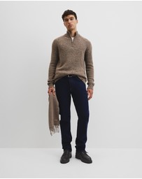 Country Road - Merino Nep Quarter Zip Knit