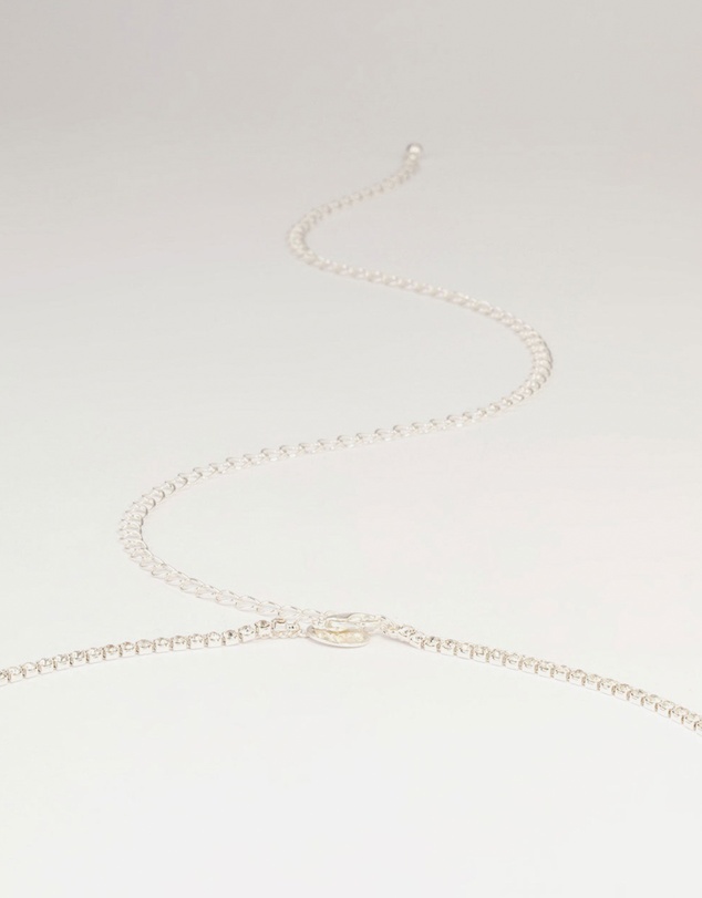 Lovisa - Silver Diamante Cupchain Waist Chain