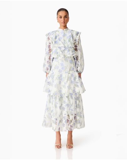 Ivory Floral Print