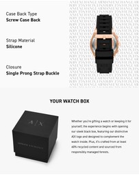 Armani Exchange - Black Chronograph Watch