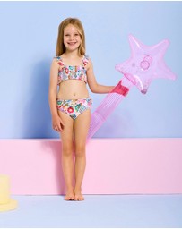 Seafolly - Beach Boheme Shirred Bikini - Kids