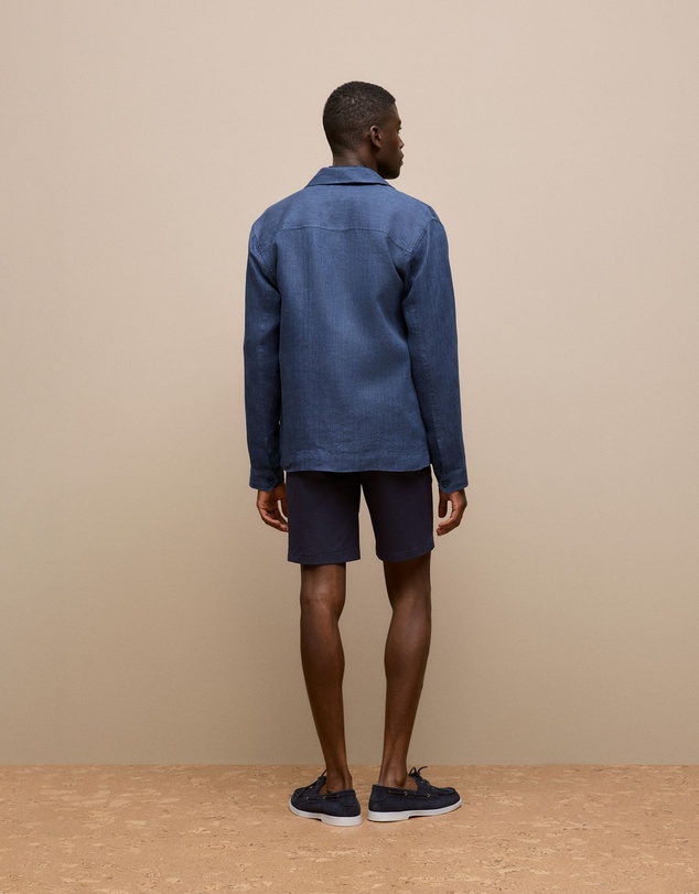Trenery - Linen Overshirt in Navy