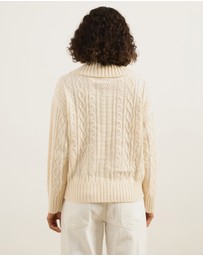 Atmos&Here - Zuri Cable Knit Sweater