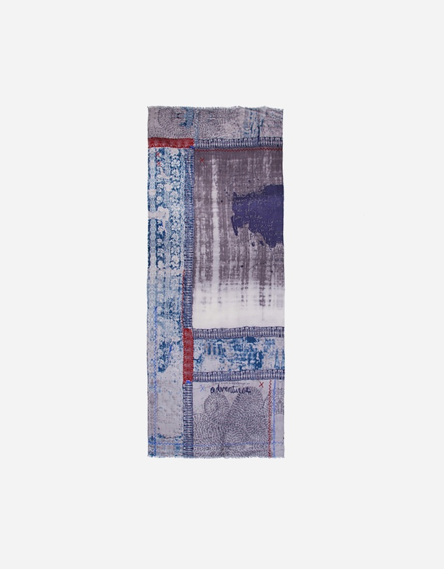 Ozwear Connection Uggs - Ugg 100% Australian Merino Wool Scarf Blue Grey