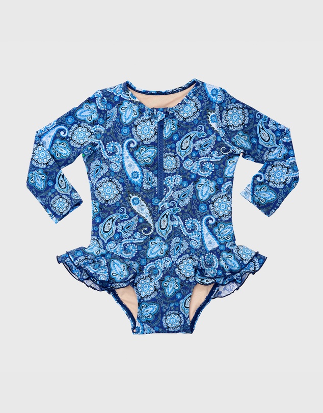 Aqua Blu Kids - Laurel Long Sleeve One Piece - Babies