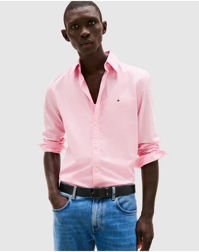 Tommy Hilfiger - TH Flex Regular Fit Poplin Shirt