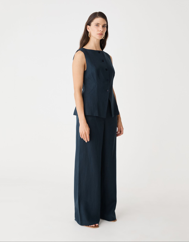 Forcast - Phoebe Linen Lyocell Vest Top