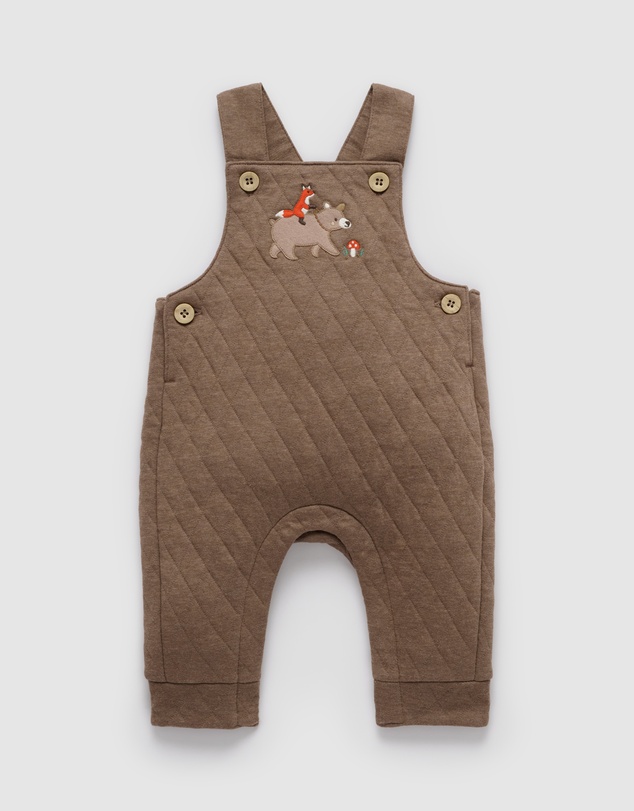 Purebaby - Quilted Overall -Kids-Babies