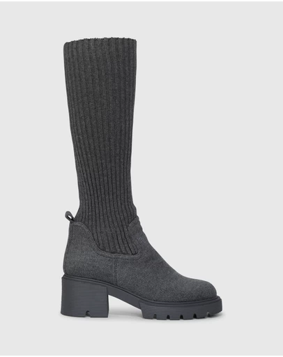 Belle & Bloom - Tokyo Lights Rib Sock Boot