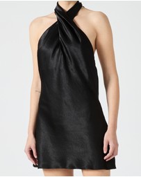 Third Form - Crush Wrap Neck Mini