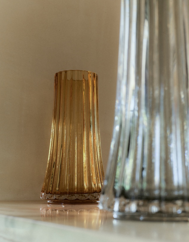 Greg Natale - Tromba Glass Vase Amber