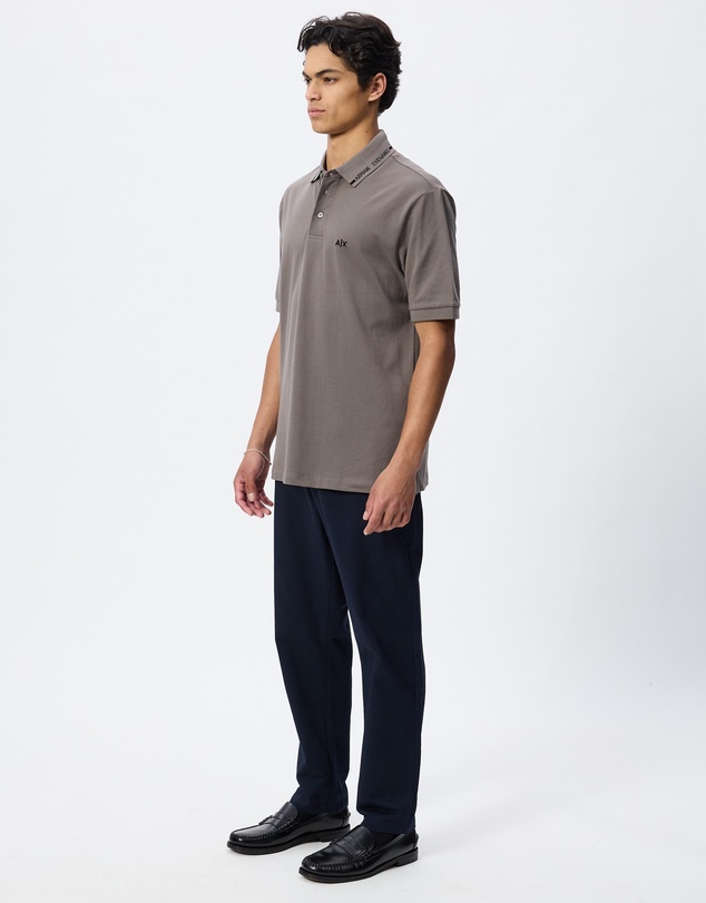 Armani Exchange - Regular Fit Cotton Pique Polo Shirt