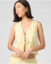 MVN - Daffodils Summer Tie Vest Top