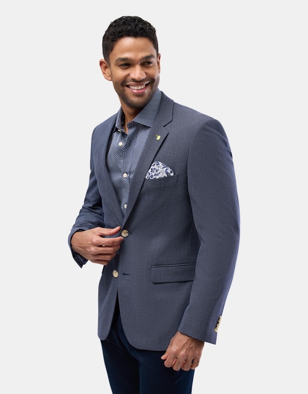 Brooksfield - Textured Yarn Dye Blazer