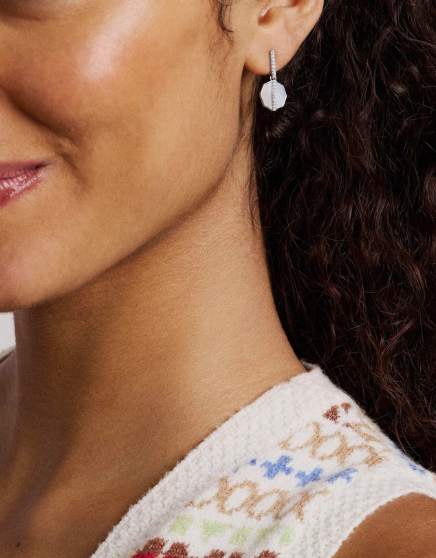 Fossil - Jewelry Silve-Toner Earring