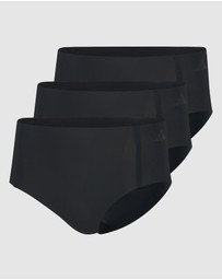 adidas Sportswear - 3 Pack Active Micro Flex Mid-Rise Brief Underwear