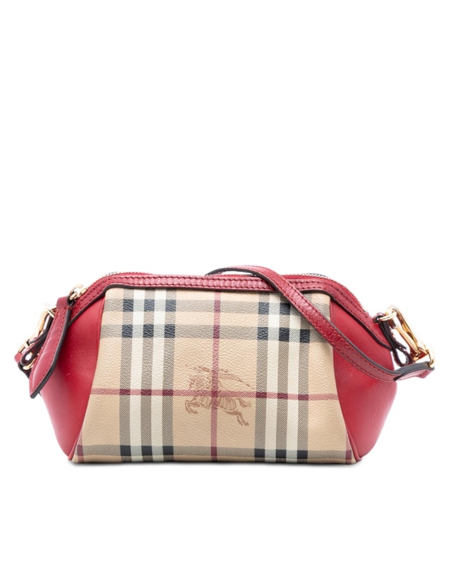 Pre-Loved by Azura Reborn - Pre-Loved Mini Haymarket Check Coated Canvas Blaze Crossbody