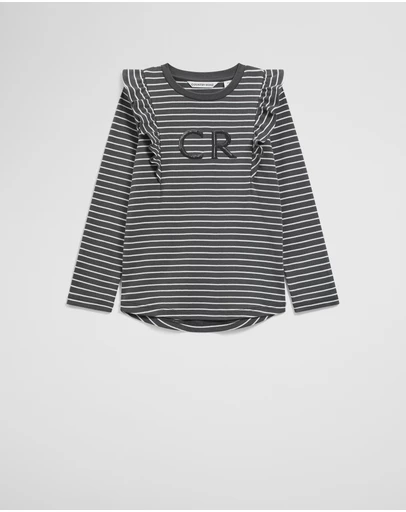 Country Road - Australian Cotton Logo Frill T-shirt