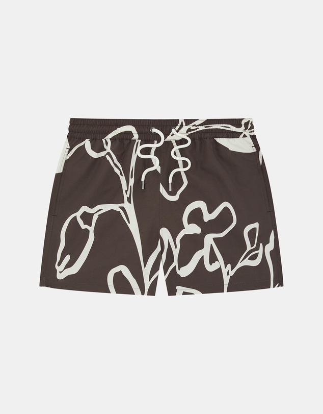 Frescobol Carioca - Rio Flor Print Swim Shorts