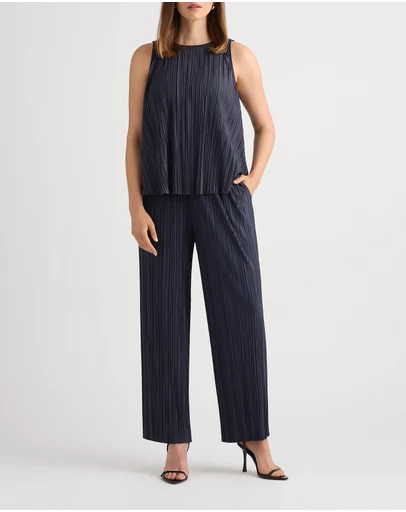 David Lawrence - Tauri Pleat Jersey Pants