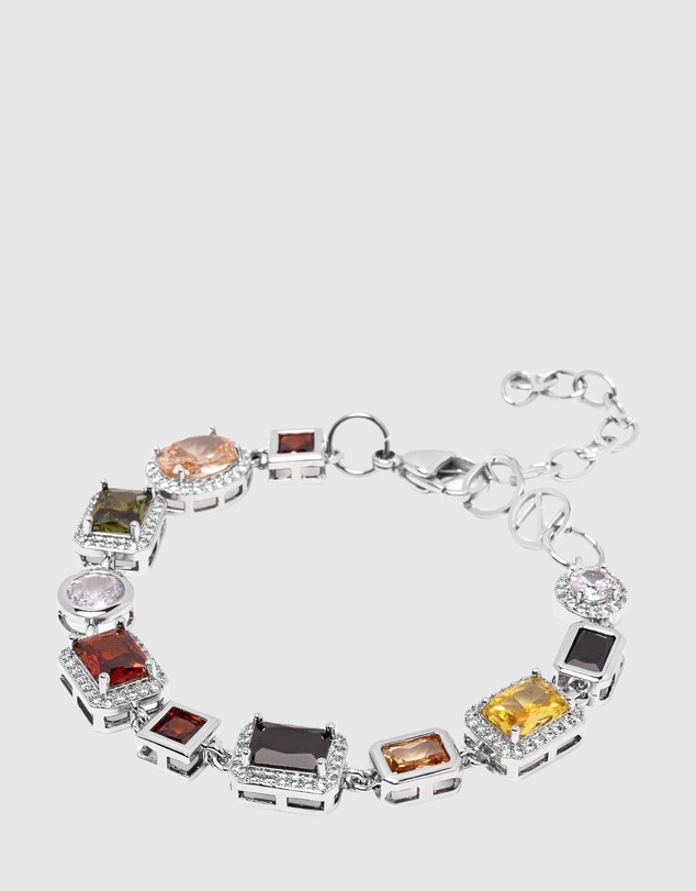 Nialaya Jewellery - Gemstone Bracelet in Silver