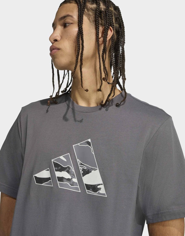 adidas Sportswear - Camo Logo Graphic Tee Mens