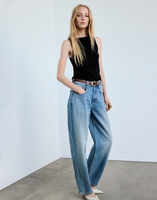 M.N.G - Fine Knit Boat Neck Top