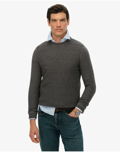 Superdry - Light Weight Cotton Texture Jumper