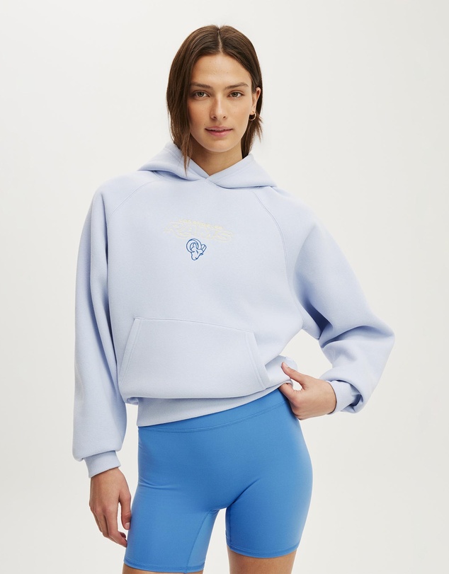 Cotton On Body Active - Lcn Plush Premium Graphic Raglan Hoodie