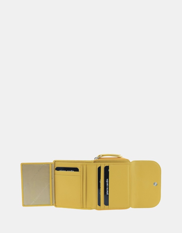 Pierre Cardin - Pierre Cardin Ladies Leather Tri-Fold Tab Wallet