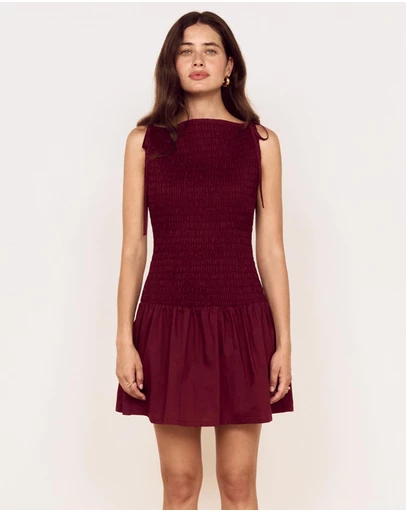 MINKPINK - Lola Shirred Mini Dress
