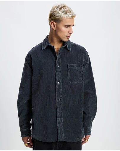 Thrills - Union Cord Work Long Sleeve Shirt
