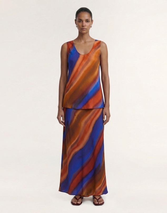 Staple the Label - Vista Bias Maxi Skirt