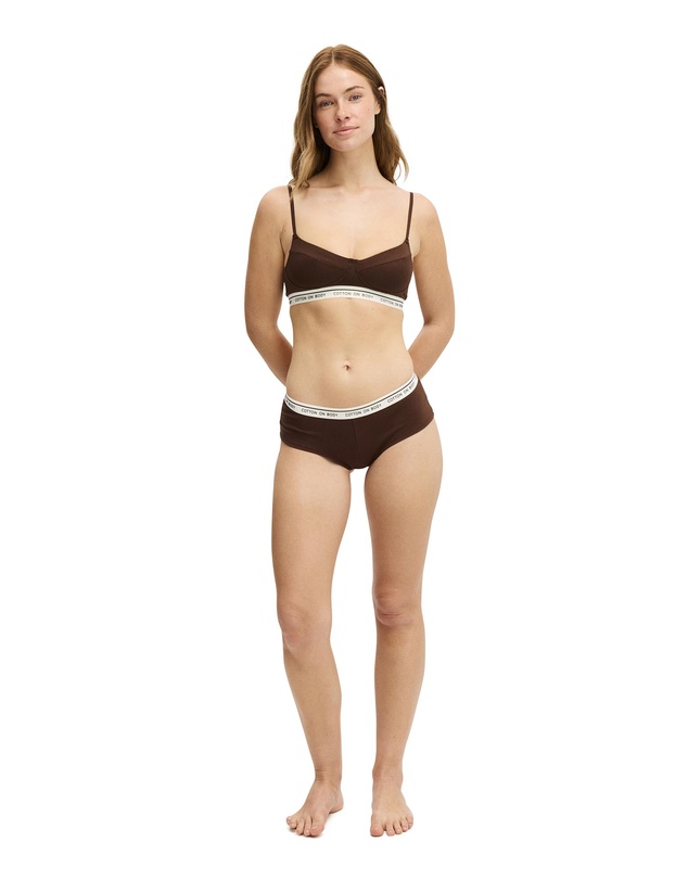 Cotton On Body - Branded Cotton Balconette Bralette