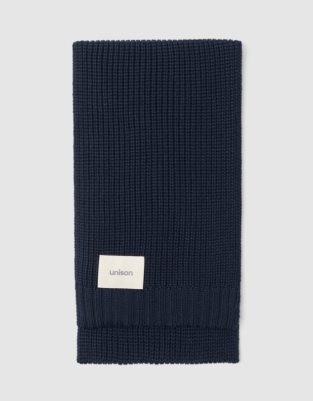 UNISON - Textured Knit Scarf
