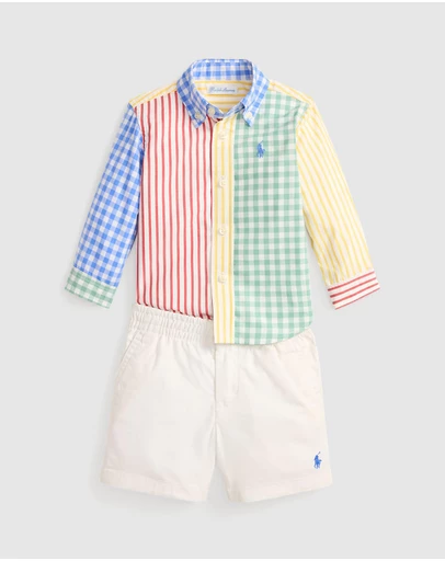 Polo Ralph Lauren - Woven Short Set Outfit Set - Babies