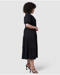 Something 4 Olivia - Miley Asymmetric Midi Dress