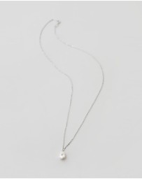 SAINT VALENTINE - Keshi Pearl Necklace - Silver