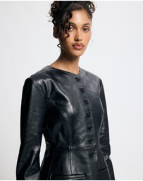 Lover - Rhodes 100% Leather Blazer