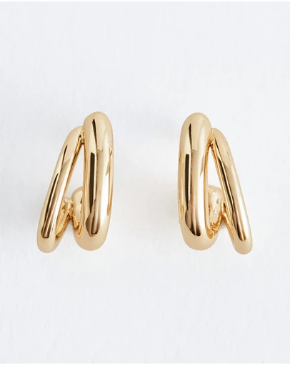 & Other Stories - Small Double Hoops