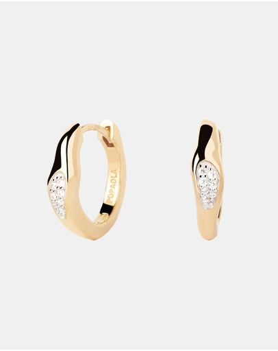 PDPAOLA - Onda Hoop Earrings