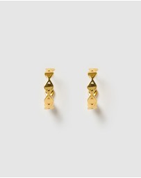 Izoa - Adelle Hoop Earrings