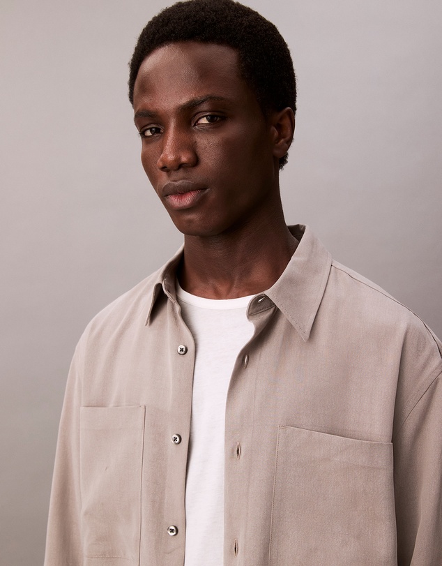 Calvin Klein - Lyocell Relaxed Button-Down Shirt