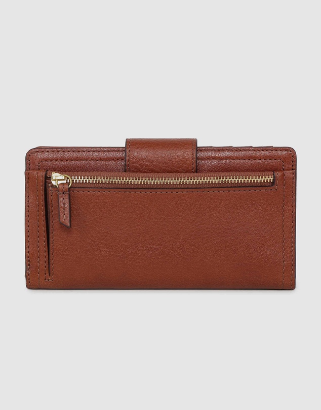 Fossil - Logan Brown Tab Clutch