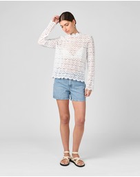 MVN - Long Sleeve Lace Top
