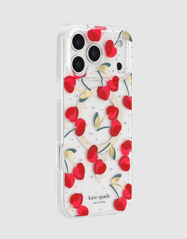 Kate Spade - Kate Spade Cherry Dot MagSafe Case for iPhone 18 Pro / 17 Pro