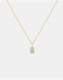 Ania Haie - Gold Pave Pendant Necklace