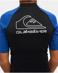 Quiksilver - Boys 8 to 16 On Tour Short Sleeve Rash Vest