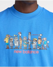 New Balance - Ghica Line Up Oversized T-Shirt